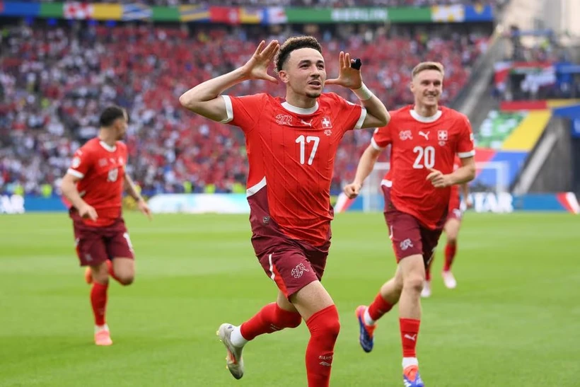 EURO 2024: Thụy Sĩ biến Đội tuyển Italy thành cựu vương