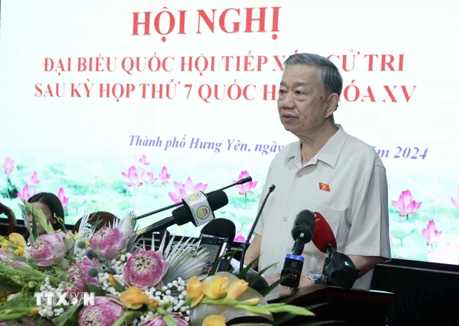 Chủ tịch nước Tô Lâm: Cử tri Hưng Yên đã có kiến nghị xác đáng, tâm huyết