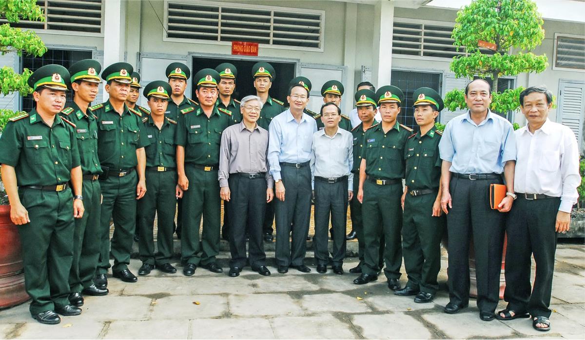 Tình cảm đặc biệt của Tổng Bí thư Nguyễn Phú Trọng đối với cán bộ, chiến sĩ BĐBP và nhân dân biên giới tỉnh Cà Mau
