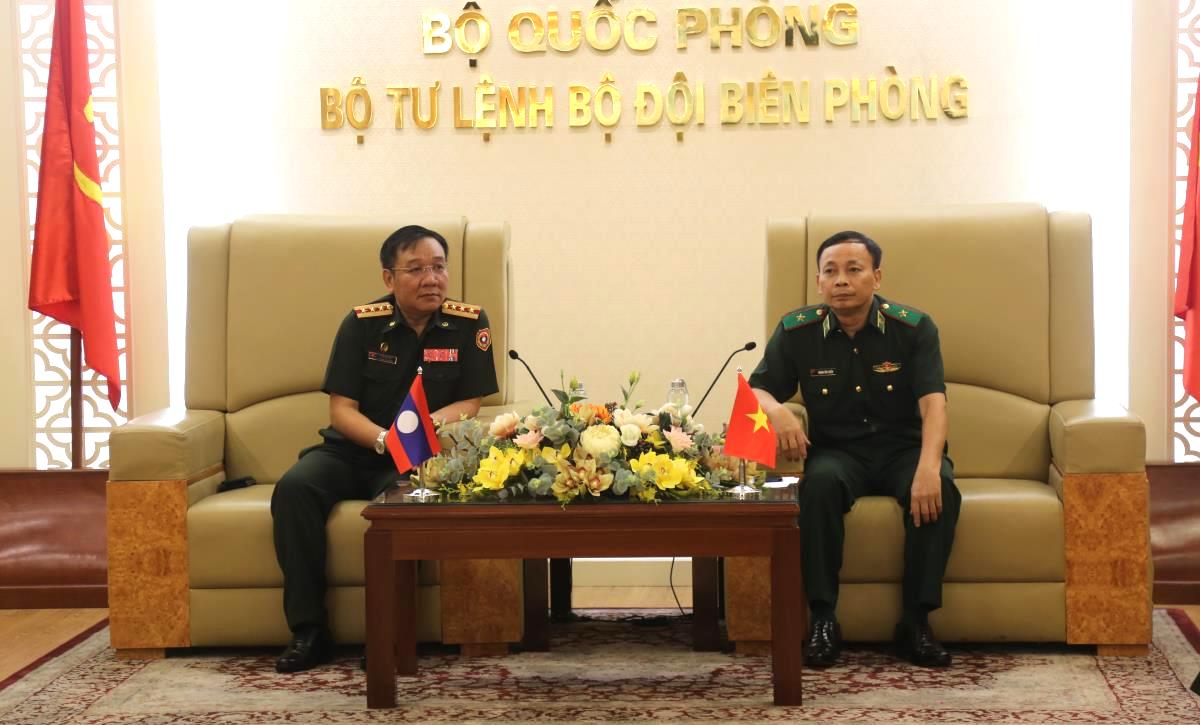 Tiếp tục vun đắp mối quan hệ hợp tác lực lượng bảo vệ biên giới hai nước Việt Nam - Lào