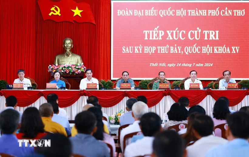 Cần Thơ: Thủ tướng Phạm Minh Chính trả lời ý kiến cử tri quận Thốt Nốt